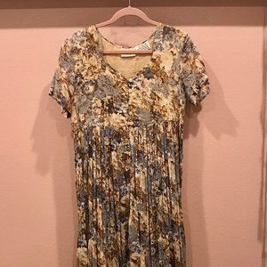 Vintage Floral Maxi Dress